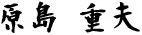 代表取締役 原島　重夫